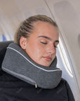 Relaxd Memory Foam Travel Pillow (Dark Grey)