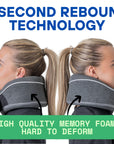 Relaxd Memory Foam Travel Pillow (Dark Grey)