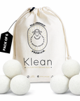 Klean Wool Tumble Dryer Balls - Pack of 6
