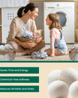 Klean Wool Tumble Dryer Balls - Pack of 4