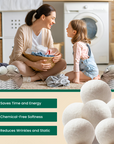 Klean Wool Tumble Dryer Balls - Pack of 6