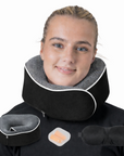 Relaxd Memory Foam Travel Pillow (Black)